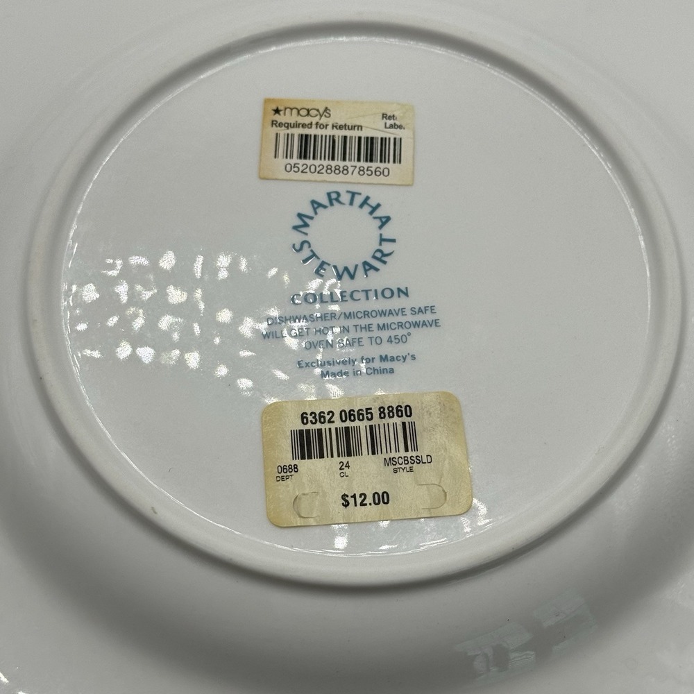 Martha Stewart Bittersweet Branches Salad Plates 9" Set 3 Discontinued - Picture 7 of 7